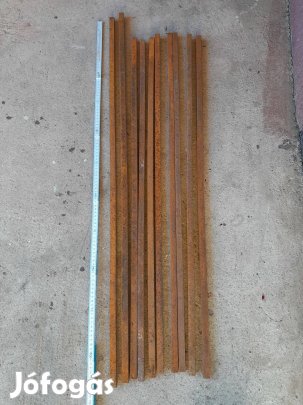 Tömör vas kerítés elem 100 cm 1,5cm x 1,5cm