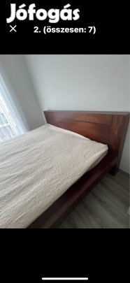 Tömörfa KIKA ágy 180x200