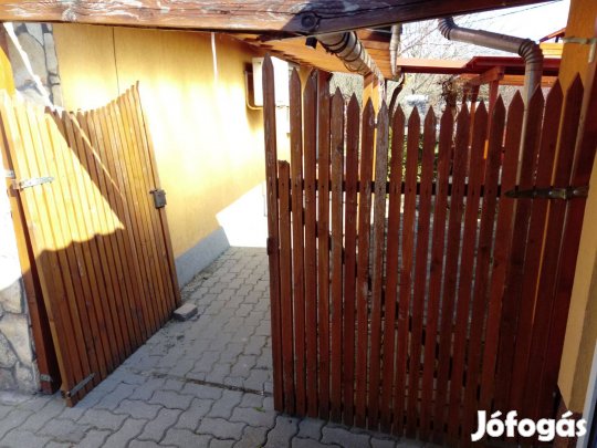 Tömörfa Kertkapu / bejárati kapu / ajtó / ajtószárny (2 db)