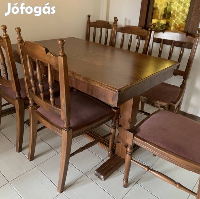 Tömörfa étkező garnitúra