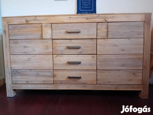 Tömörfa tálaló komód / tálalókomód vagy TV komód