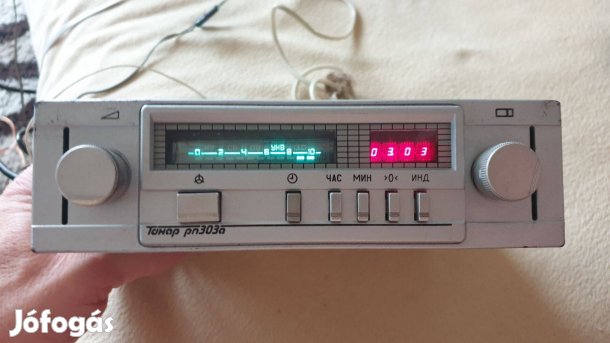 Tonar szovjet autórádió Ladába