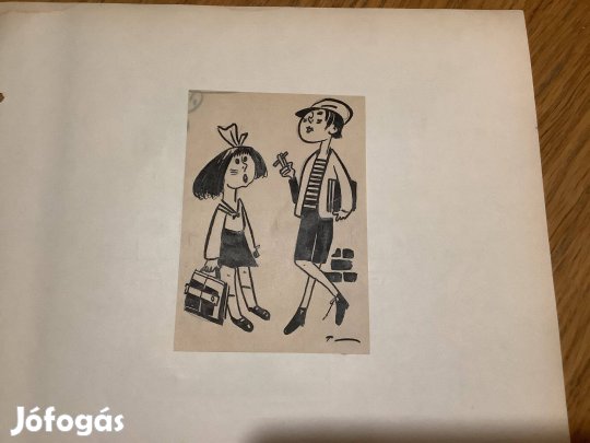 Toncz Tibor eredeti rajza a Szabad Száj c. lapnak