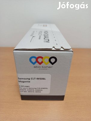 Toner: Samsung CLT-M506L, lézertoner