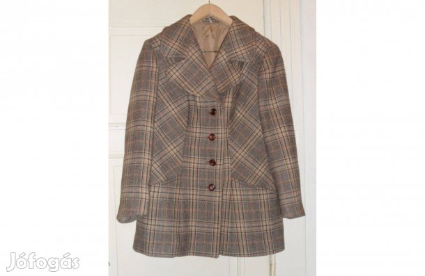 Toni Dress régebbi kockás női blézer, kabátka ( 42-es )