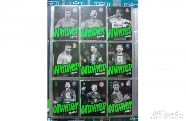 Top Class 2023 Winner focis kártya