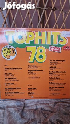 Top Hits 78 válogatás lemez 