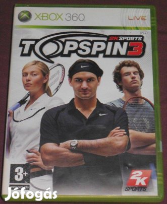 Top Spin 3. (Tenisz, Tennisz) Gyári Xbox 360 Játék akár féláron
