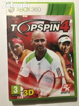 Top Spin 4. (Tenisz, Tennisz) Gyári Xbox 360 Játék akár féláron