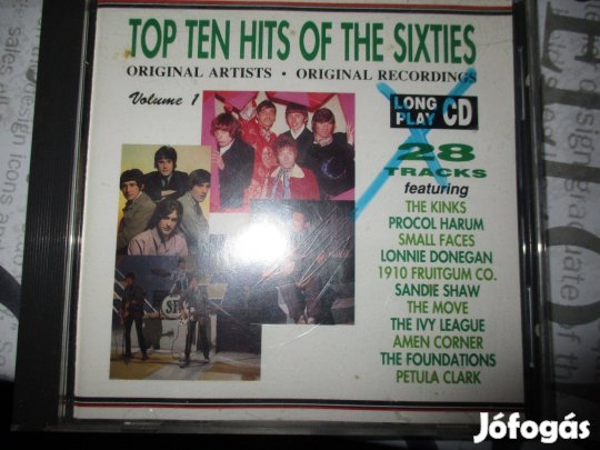 Top ten hits of the sixties CD lemez eladó