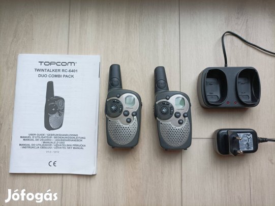 Topcom Twintalker RC-6401 Walkie-Talkie rádiós adóvevő