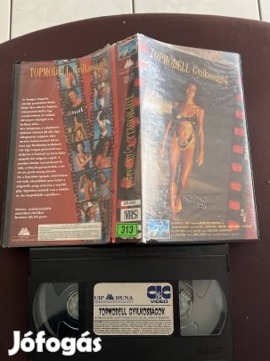 Topmodell gyilkosságok vhs kistok thriller. 