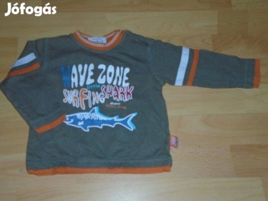 Topolino hal mintás hosszú ujjú póló felső 6-9 hó (méret 74)