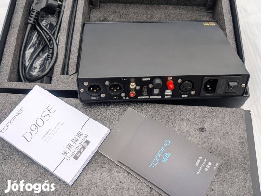 Topping D90SE DAC, fekete