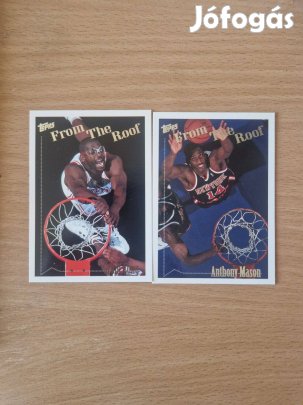 Topps 1994-95 From the Roof kosaras kártyák 2db