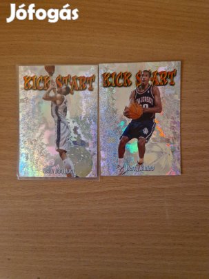 Topps 1998-99 Kick Start kosaras kártyák 2db