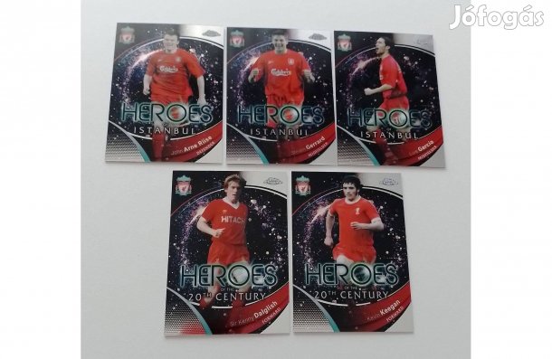 Topps Chrome 2023/24 Liverpool focis kártyák