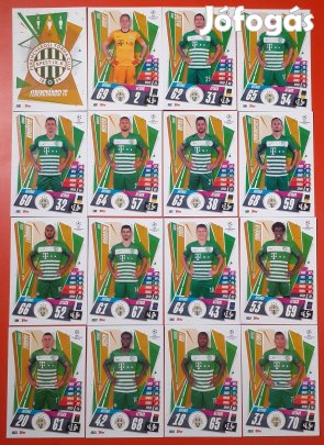Topps Fradi BL csapat focis kártya szett / FTC , Ferencváros