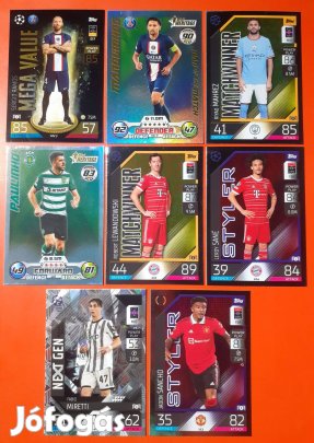 Topps insert focis kártyák