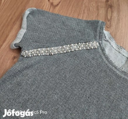 Torelli gyöngyös pamut női pulcsi L