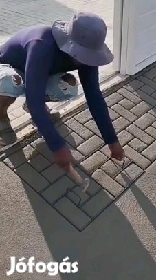 Tornádó Beton mintázó sablon vasból Akciós 60 x 30 cm 