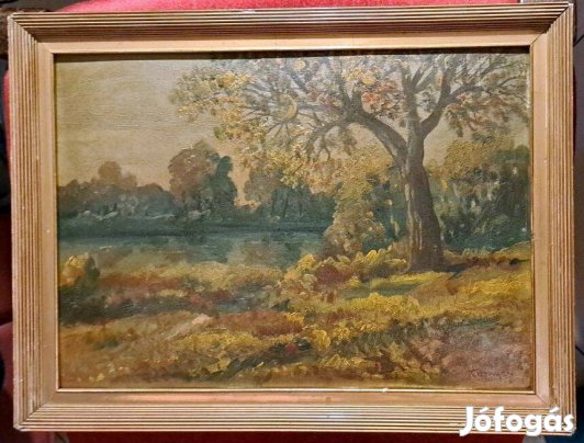 Tornyai János: Alföldi táj magányos fával