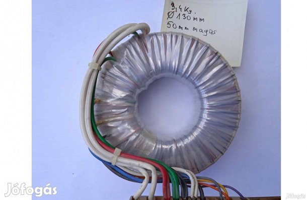 Toroid trafó sok szekunder feszültséggel , MMG-AM