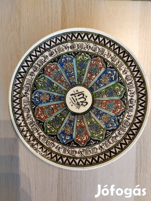 Török díszes tál