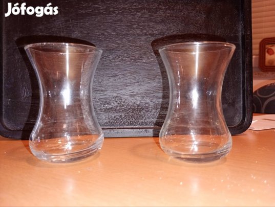 Török teás üveg pohár 