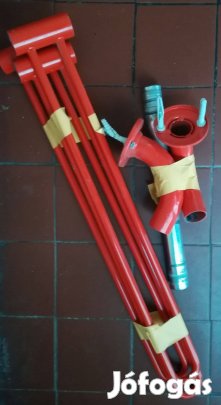 Törölköző,konyharuha tartó,fémből,piros olcsón!/50