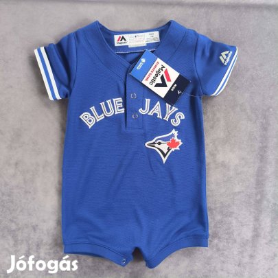 Toronto Blue Jays Majestic *Új* MLB rugdalózó gyerek 18 hónapos