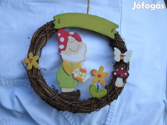 Törpés Új akaszthatós ajtódísz 19cm-es