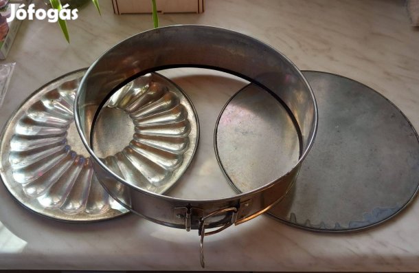 Torta fém sütő forma 26 cm átmérő, szétnyitható, levehető