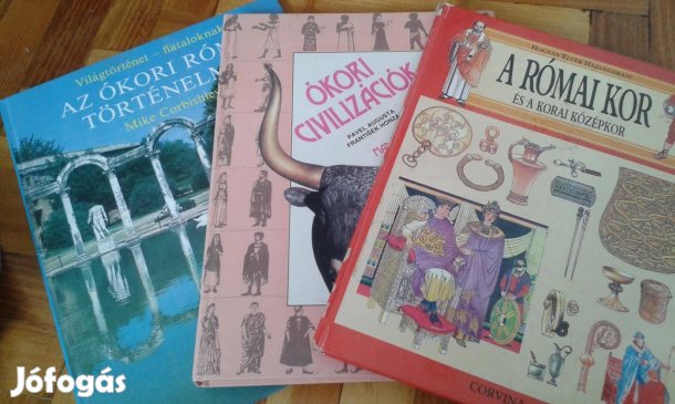 Történelmi könyvek: Ókori civilizációk, Széchenyi, Rákóczi eladók