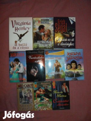 Történelmi romantikus regények (9 db)