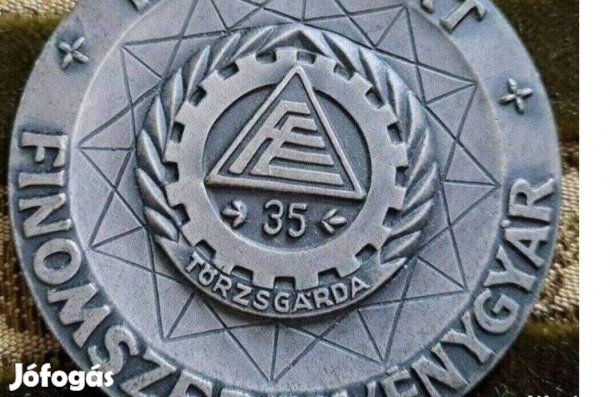 Törzsgárda 35 év plakett