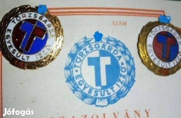 Törzsgárda jelvények