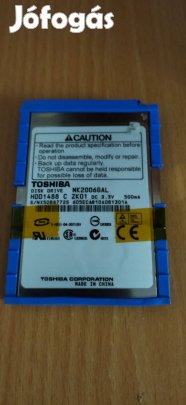 Toshiba 20GB 4200 IDE Ultra ATA 2MB 1.8 Hard Drive Merevlemez