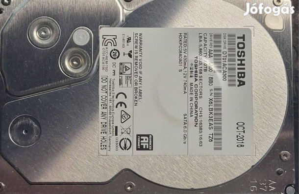 Toshiba 3TB HDD sata