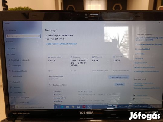 Toshiba Satellite A665-13V Laptop
