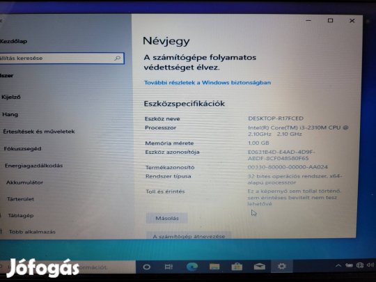 Toshiba Satellite C670 12E laptop