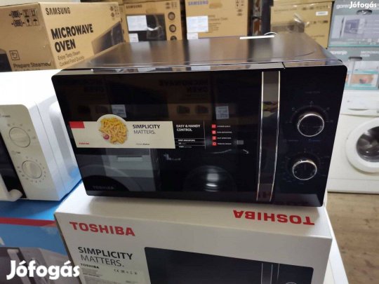 Toshiba fekete mikróhullámú sütő 2 év garanciával