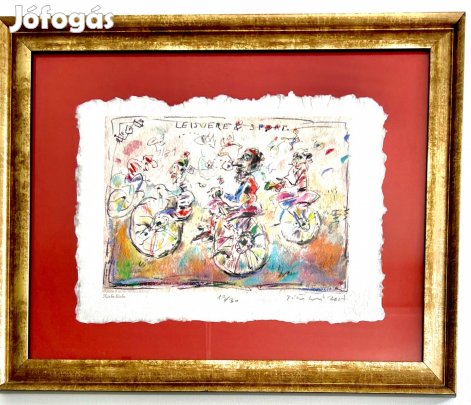 Tóth Ernő (2004) Körbe körbe limitált, sorszámozott grafika