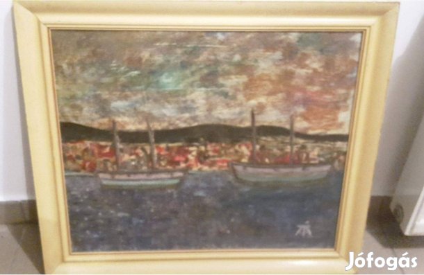 Tóth-Vissó Árpád - Táj árbocosokkal