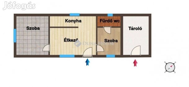 Tótvázsonyi 64 nm-es ház eladó