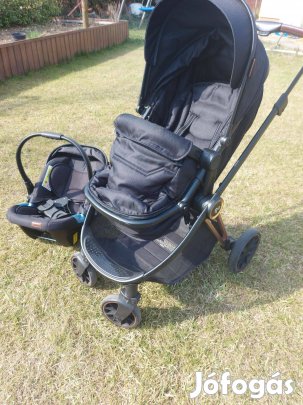 Touragoo 3in1 babakocsi Rosegold