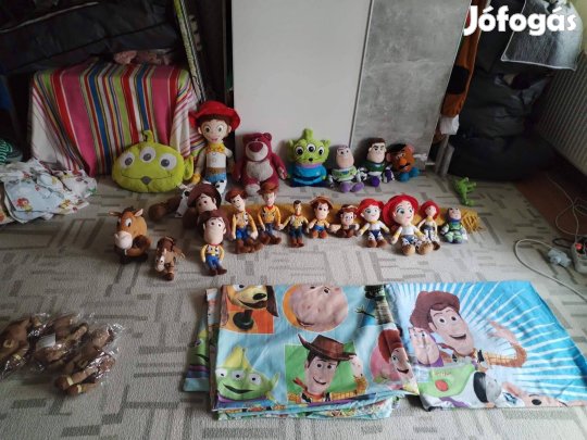 Toy story Woody Buzz Jessy Szemenagy Plüss Ágynemű Táska Párna Jelmez