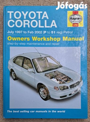 Toyota Corolla 1997-2002 kézikönyv, műhelykönyv