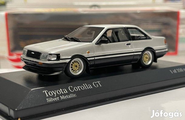 Toyota Corolla GT 1984 Silver Met. 1:43 1/43 Minichamps Limited Ed 350
