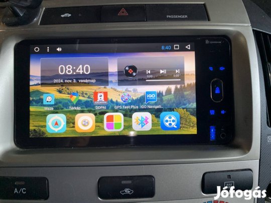 Toyota Corolla Verso androidos rádió, fejegység navigáció